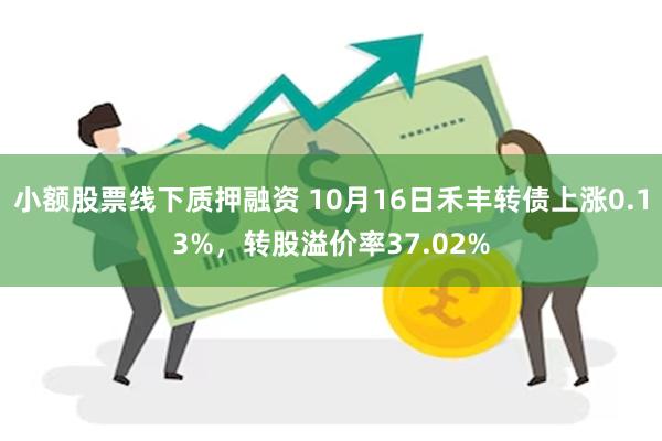 小额股票线下质押融资 10月16日禾丰转债上涨0.13%，转股溢价率37.02%