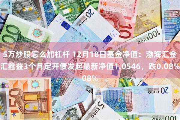 5万炒股怎么加杠杆 12月18日基金净值：渤海汇金汇鑫益3个月定开债发起最新净值1.0546，跌0.08%